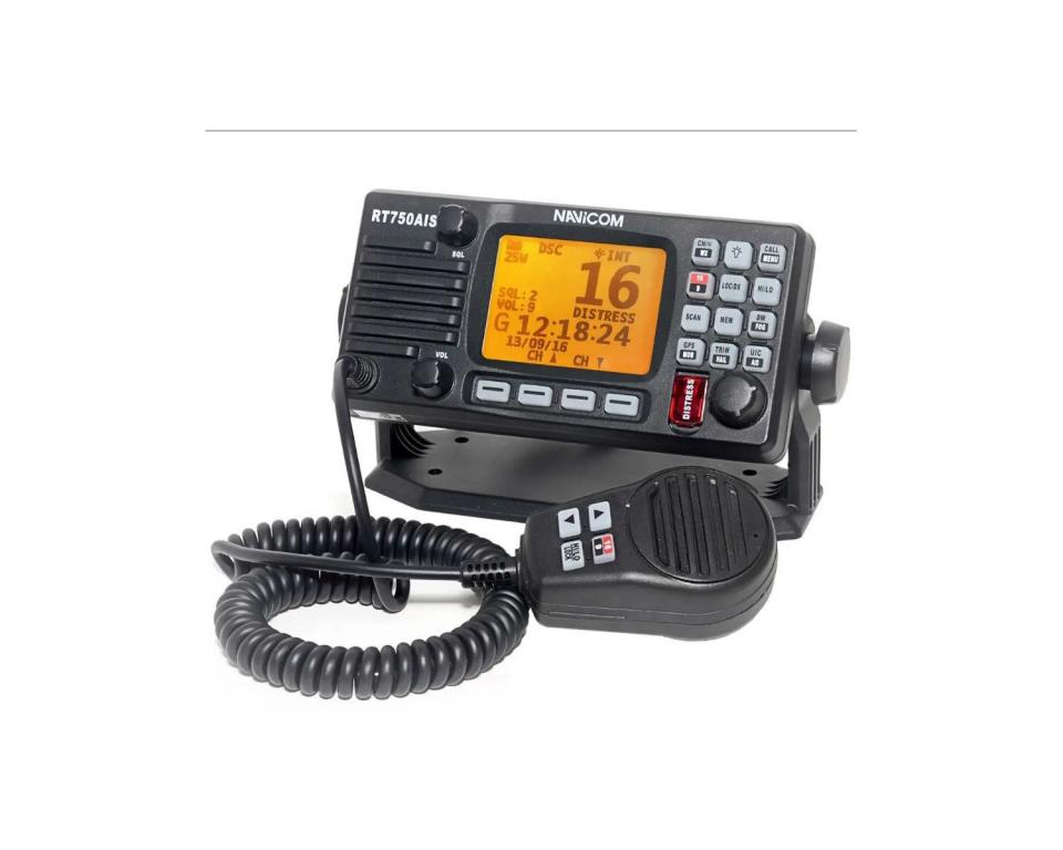 VHF FIXE RT750AIS -25W - GPS et Recepteur AIS intégré - NMEA2000