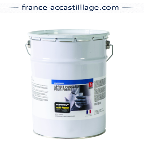 Apprêt ponçable pour forme