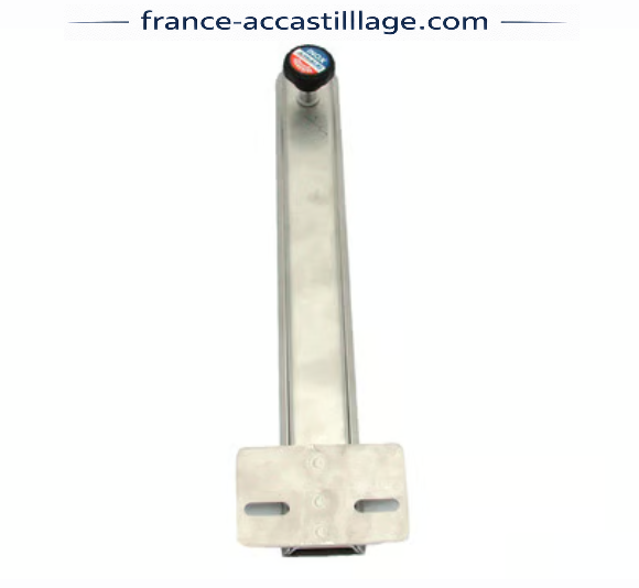 Glissi�re inox pour fixation sonde tableau arri�re