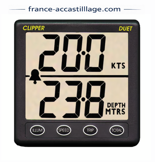 Pack NASA Clipper DUET: Sondeur + Loch Speedo, afficheur duet