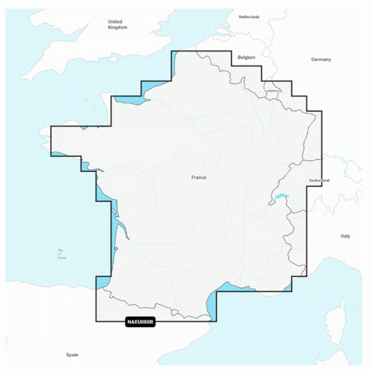 Carte Navionics+ Regular SD - EAUX INTERIEURES