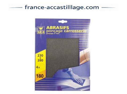 Pochettes d'abrasif � l'eau SOROMAP